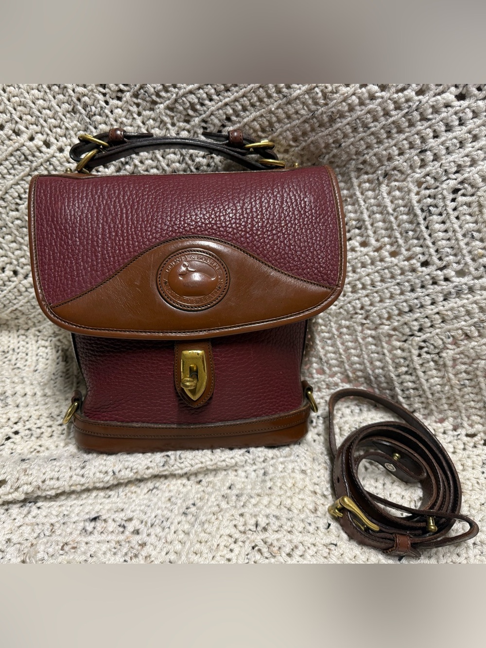 Vintage Dooney & Bourke Rouge Carrier